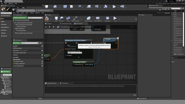 Ue4. Смена персонажа через Possess. | Урок #3 Unreal Engine