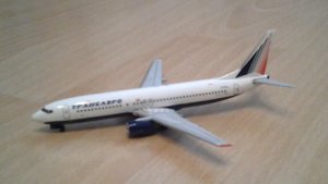 Модель самолёта Boeing 737-800 Трансаэро 1/400