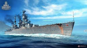 Мир кораблей! Бой Советский крейсер Киров прем 5 лвл. локация Пролив.
