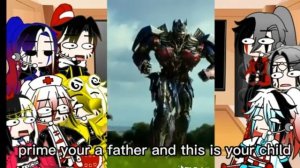 Future Transformers Cyberverse react Different Dimension gacha club my au