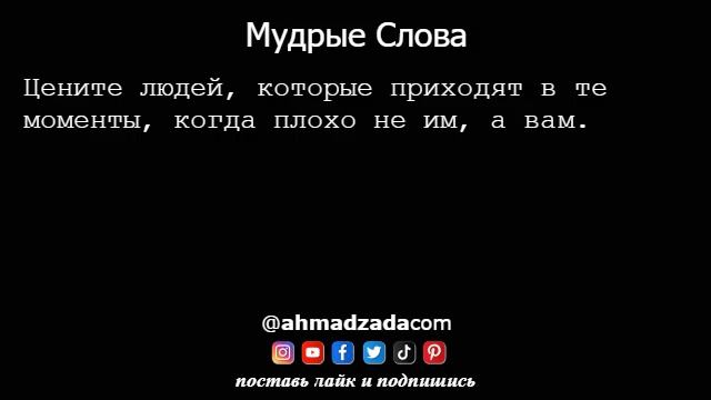 Мудрые Слова (5)