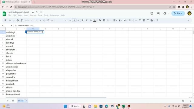 How to convert english to hindi in excel ? use google translate formula in google sheets. смотреть онлайн