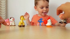 Домашние животные для самых маленьких распаковка с Егоркой Видео Для Детей