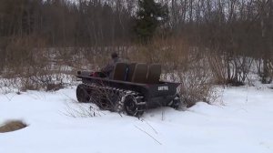 Испытания бюджетного вездехода "Охотец"