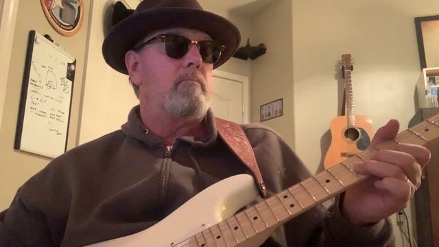 Am slow blues Fender mim strat. смотреть онлайн