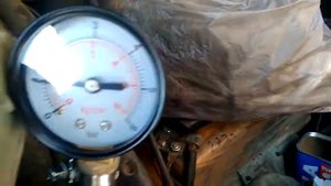Проверка давления маслонасоса механическим путем T4 ABL1.9TD