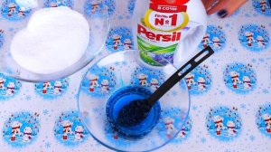 Как сделать ЛИЗУНА DIY! СНЕЖНЫЙ ЛИЗУН! Лизун без тетрабората! ЛИЗУН с шариками! КАК СДЕЛАТЬ СЛАЙМ