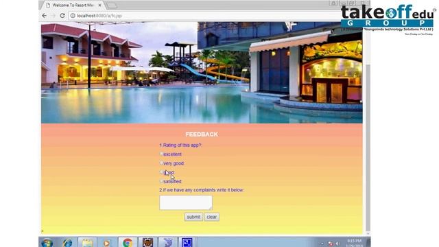 resort management system || Java Web Application Projects || Java Projects
