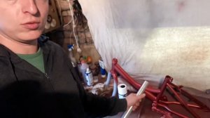 Покраска велосипеда, как делать не надо...