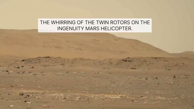 Новые звуки Марса, записанные марсоходом Perseverance