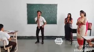 Haryanvi Dance In School Boys Dance By ajay kayat Song || gadn jogi teri to batine nyari s