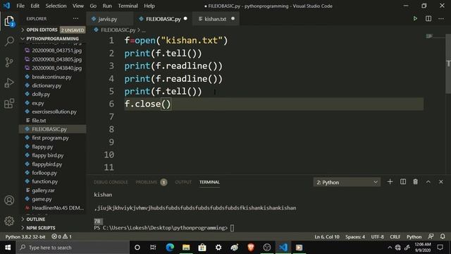 #25 Seek() and Tell() Functions in Python || Free Python Course || Coding Anna || Tamil