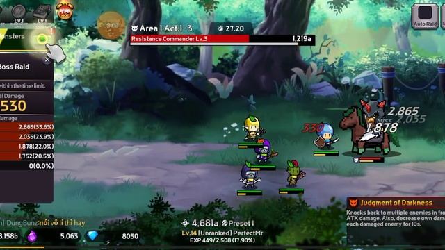 Rumble Knights idle RPG - Gameplay walkthrough 1 смотреть онлайн