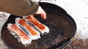 Мозговые кости с аджикой на гриле