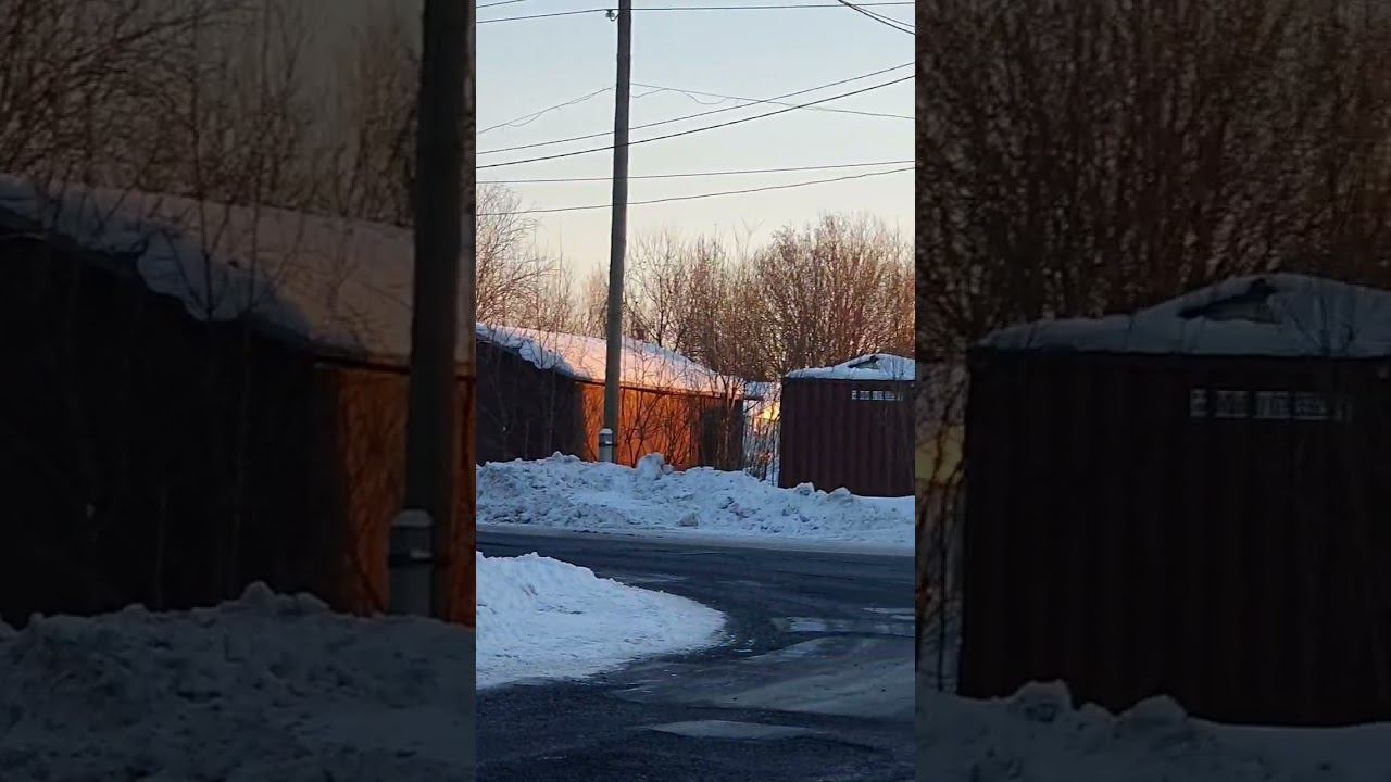 Дети как раньше прыгают по гаражам #архангельск #архангельскаяобласть #гаражи