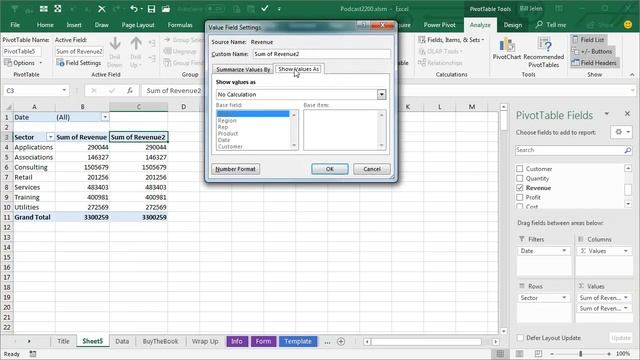 Excel Quarter Filter: Filter Pivot Table Daily Dates by Quarter - Episode 2200