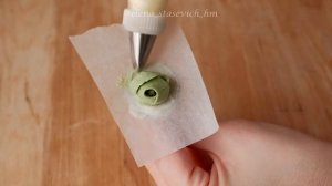 Украшение торта - насадка тюльпан, розы из крема | Decoration cake russian tips | Elena Stasevich H