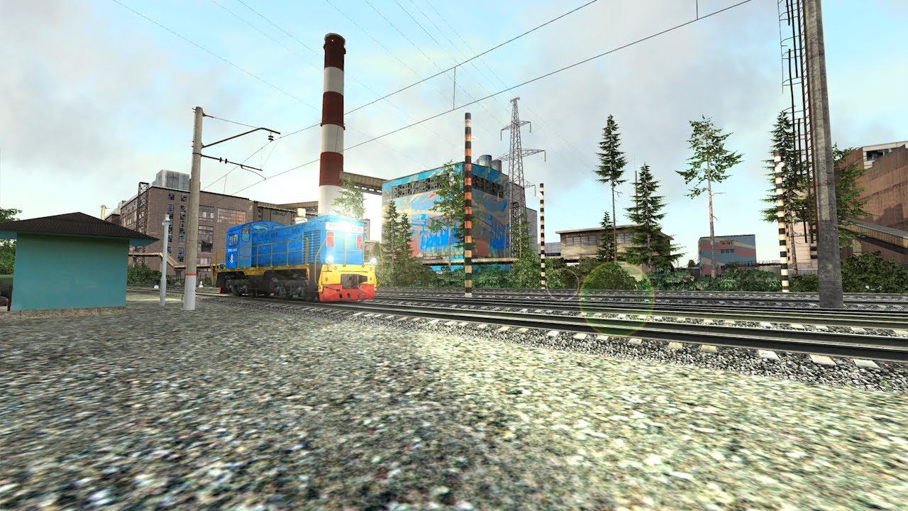 Train simulator classic ТГМ-3 и Каширская ГРЭС + ЭР-1 смотреть онлайн