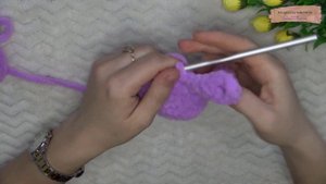 ВЯЗАНАЯ БРОШКА-ЗАЙЧИК ? КРЮЧКОМ со схемой / МК ПО ВЯЗАНИЮ БРОШИ С ОПИСАНИЕМ ДЛЯ НАЧИНАЮЩИХ