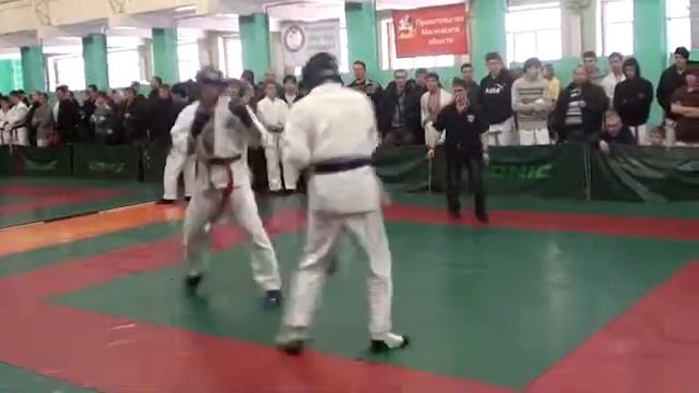 Корсаков Андрей (синий пояс), Турнир по рукопашному бою. СПК "ЯРОПОЛК". февраль 2011 г. смотреть онлайн