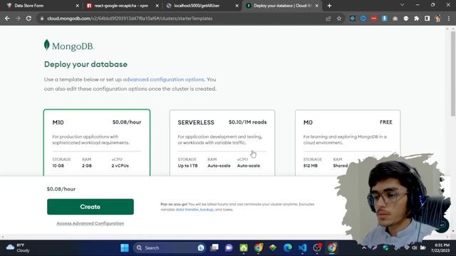 How to Create a MongoDB Database | For Free MongoDB Cloud