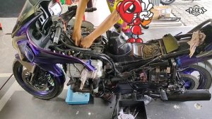 HONDA ST1100 CARBURETOR REMOVAL PROCESS
