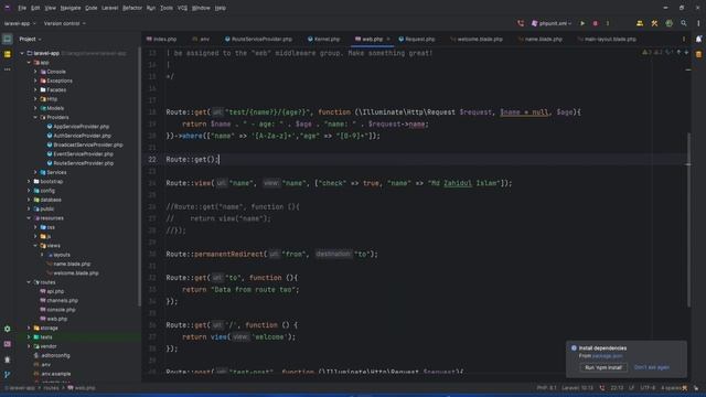 How to use route in Laravel | Route Tutorial 04 | Laravel 10 Tutorial 15 | Laravel Bangla Tutorial