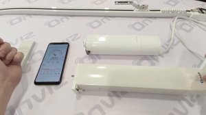 Демонстрация бесшумности электрокарнизов Onviz