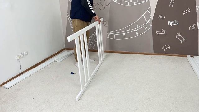 Сборка двухъярусной кровати | Сборка от Дом кроваток | Двухъярусная с лестницей комодом смотреть онлайн