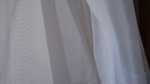 ФУТАЖ Белая штора - Footage  White curtain