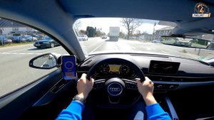 Audi A4 40TDI (B9), Review, Top Speed on German AUTOBAHN