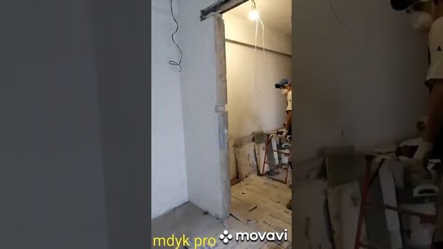 Аккумуляторный "инструм" в работе (расширение дверного проёма под #ДвериInvisible#) смотреть онлайн