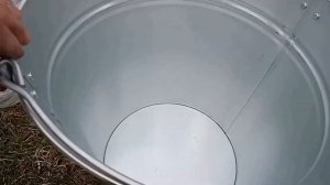 Ведро оцинкованное 15 л Видеоотзыв (обзор) Антона