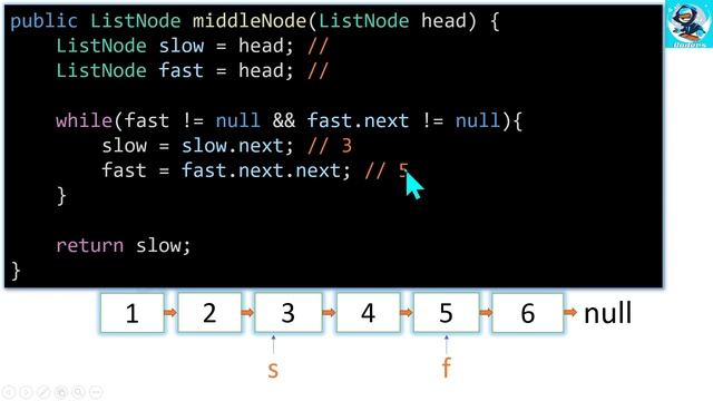 Middle of the Linked List | Java | C++ | leetcode #876 | HackerRank | HackerEarth | CodeChef смотреть онлайн
