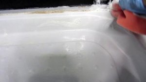 Как ОТМЫТЬ ВАННУ ДО БЕЛА быстро и без усилий в домашних условиях. Как очистить ванну от налета