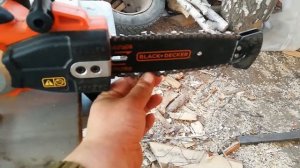 мини пила аккумуляторная, принесли наточить цепь