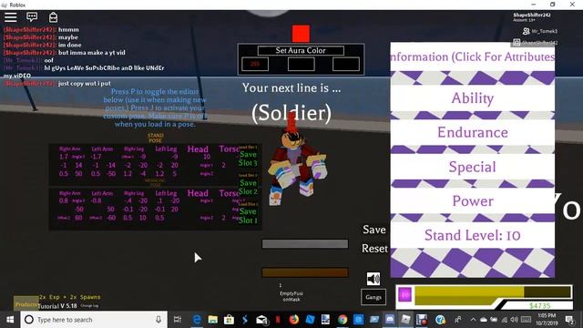 Roblox - Project JoJo Custom Pose Humanoid Pose Tutorial смотреть онлайн