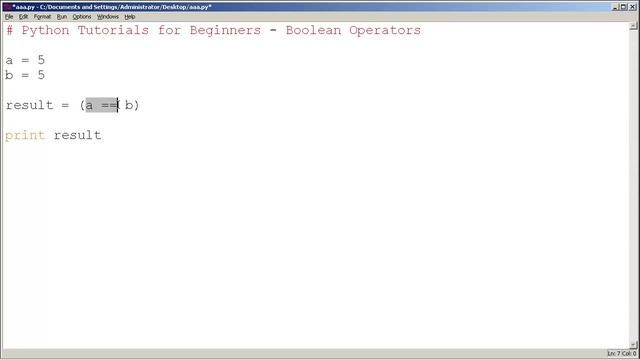 Python Tutorials for Beginners - Boolean Operators смотреть онлайн
