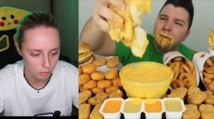 ПОЛНЫЙ ШОК 😱 Мукбангер сошел с ума 🔥 Реакция на Никокадо Авокадо