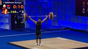 Daniyar Ismayilov (Turkey) snatch in European Championship 2021