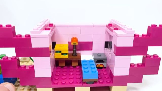 LEGO Minecraft the Axolotl House 21247 - 2023 Set Review