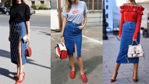 Джинсовая одежда для женщин за 50