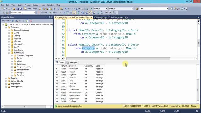 สอน SQL: การเชื่อมตารางแบบ Outer Join смотреть онлайн