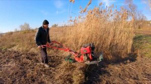 ФРЕЗЕРОВКА ОГОРОДА ДИЗЕЛЬНЫМ МОТОБЛОКОМ 6лс