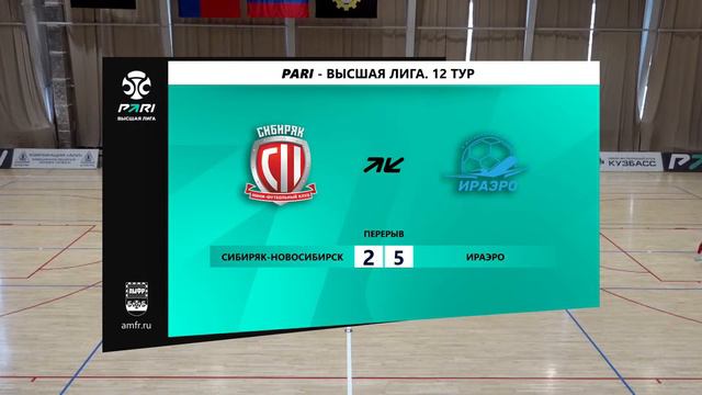 PARI-Высшая лига. Восток. 12-й тур. Сибиряк-Новосибирск - ИрАэро смотреть онлайн