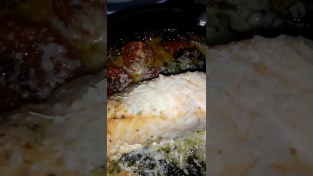 Сомон в духовке с сливочным сыром. Красная рыба в духовке.