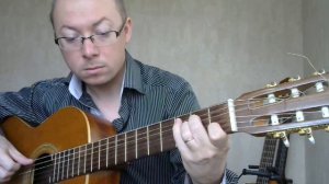 Одинокая гармонь на гитаре