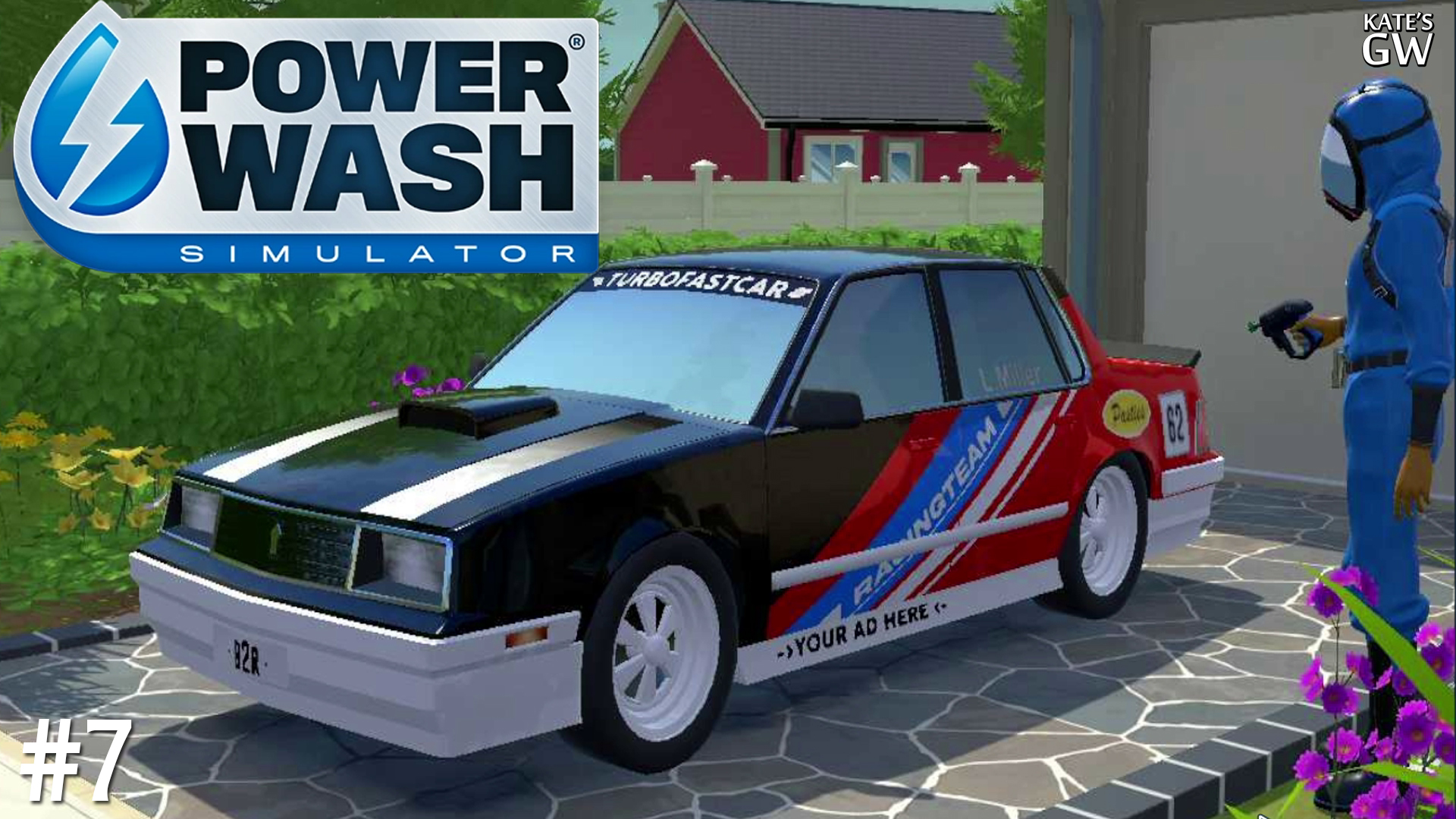 POWERWASH SIMULATOR ➤ПОЖАРНАЯ СТАНЦИЯ, ЧАСТЬ 2, КЛАССНАЯ ГОНОЧНАЯ МАШИНА ➤#7