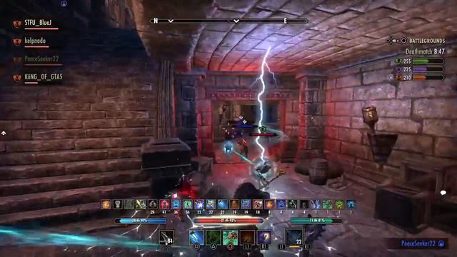 The Elder Scrolls Online: Insane Clutch BGS! Magicka Warden Hero PvP смотреть онлайн