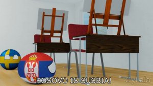 Countryballs School: Painting Among Us 3D Animation